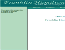 Tablet Screenshot of franklinhamilton.com